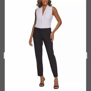 Calvin Klein Women's Highline Ankle Length Pant in Black Size 6P